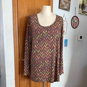 LuLaRoe Multicolor Top - Women’s Size 2XL